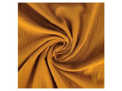 levin felin vankúš srdce mušelínové farba:horčicová