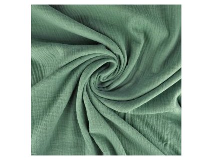 levin felin vankúš srdce mušelínové farba:staro zelená