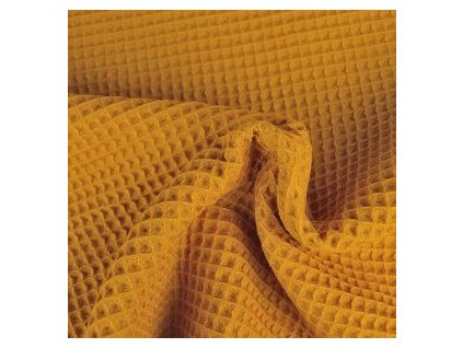 levin felin pletený mantinel vafle rastúci k hranatej postieľke 120x60 (220 cm + 100 cm) farba:horčicová