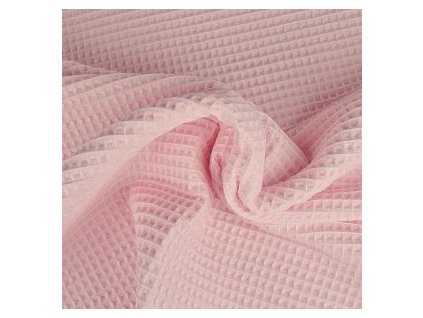 levin felin pletený mantinel vafle 280cm farba:púdrovo ružová