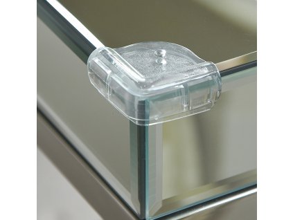 Plastová ochrana sklenených rohov 4ks