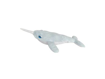 ob designs plysovy narval 52 cm soft blue