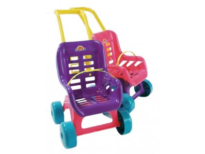 Kočík pre bábiky - fialový - 7637
