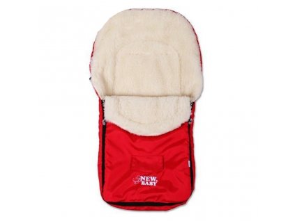 Zimný fusak New Baby Classic Wool red - 11529