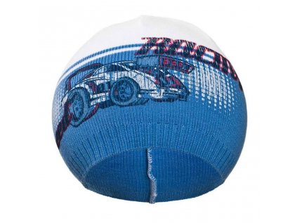 Jesenná detská čiapočka New Baby Racing tmavo modrá, 110 (4-5r) - 26808