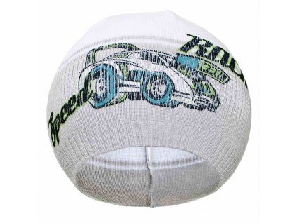 Jesenná detská čiapočka New Baby Racing sivá, 110 (4-5r) - 26810