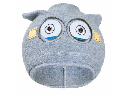 Jesenná detská čiapočka New Baby mimoň sivá, 110 (4-5r) - 26878