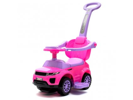 Detské hrajúce vozítko 3v1 Baby Mix ružové - 28794