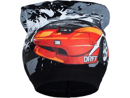 Jarná detská čiapočka New Baby auto čierné, 104 (3-4r) - 30552