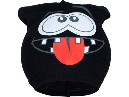 Jarná detská čiapočka New Baby smejko čierná, 104 (3-4r) - 30560