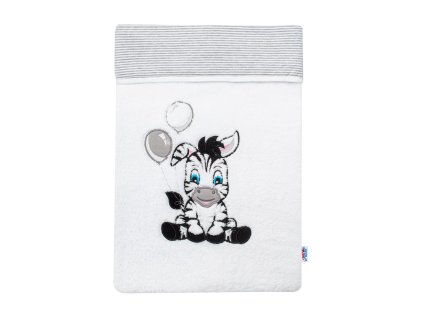 Luxusná detská zimná deka New Baby Zebra 110x90 cm - 36036