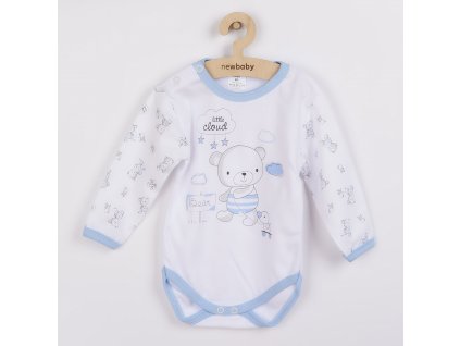 Dojčenské body New Baby Bears modré, 68 (4-6m) - 36699