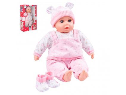 Slovensky hovoriaca a spievajúca detská bábika PlayTo Júlia 46 cm - 37643