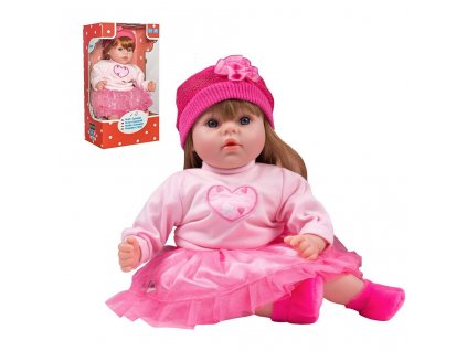 Slovensky hovoriaca a spievajúca detská bábika PlayTo Tina 46 cm - 39421