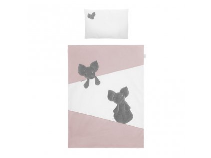 2-dielne posteľné obliečky Belisima Mouse 100/135 ružové - 42868