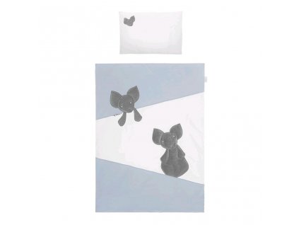 3-dielne posteľné obliečky Belisima Mouse 90/120 modré - 42873