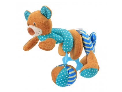 Hračka na postieľku Špirála Baby Mix medvedík modrý - 43476
