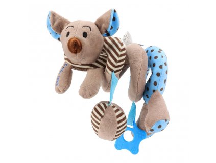Hračka na postieľku Špirála Baby Mix Myška modrá - 43478
