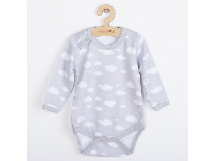 Dojčenské body New Baby Classic II obláčiky, 74 (6-9m) - 47136