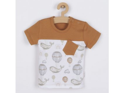 Dojčenské bavlnené tričko Nicol Miki, 68 (4-6m) - 51525