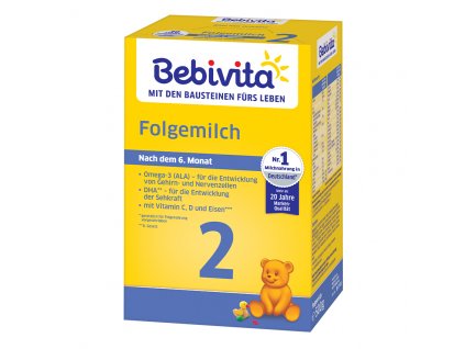 BEBIVITA Mlieko 2 Instantná pokračovacia mliečna výživa od uk. 6. mesiaca, 500 g