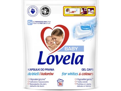 LOVELA Baby kapsuly gélové na pranie 36 ks
