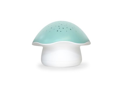 PABOBO Projektor nočnej oblohy s bielym šumom a senzorom plaču Star Mushroom Blue