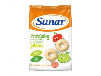 SUNAR Krúžky jablkové detský snack 50 g