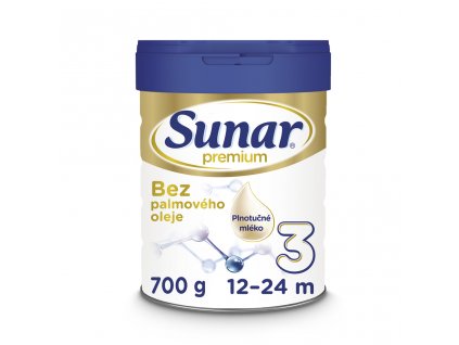 SUNAR Premium 3 Mlieko batoľacie 700 g