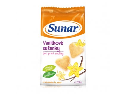 SUNAR Sušienky vanilkové 175 g