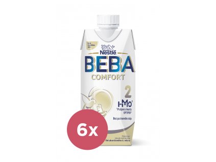 6x BEBA COMFORT HM-O 2 Mlieko pokračovacie tekuté, 500 ml