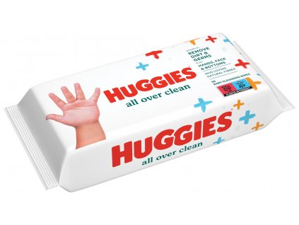 HUGGIES® Single All Over Clean Obrúsky vlhčené 56 ks