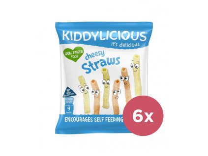 6x KIDDYLICIOUS Tyčinky - so syrovou príchuťou, 12 g