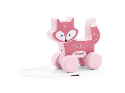 Drevená ťahacia hračka na šnúrke Viga Líška - 51577