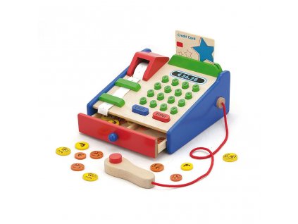 Drevená pokladňa pre deti Viga - 51597