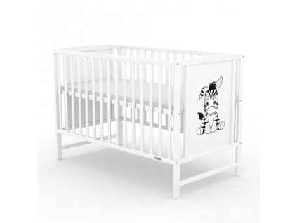 Detská postieľka New Baby BEA Zebra biela - 50989