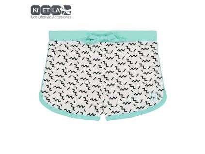 KiETLA detske plavky s UV ochranou sortky zigzag