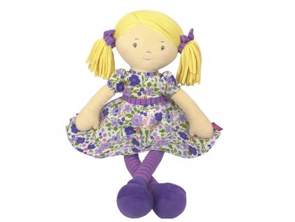 Bonikka Dames látková bábika,Peggy – fialové šaty