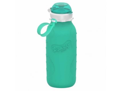 Squeasy Gear silikónová fľaša 480ml,aqua