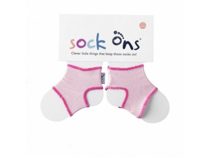 Sock Ons Návleky ne detské ponožky, Baby Pink - Veľkosť 6-12m