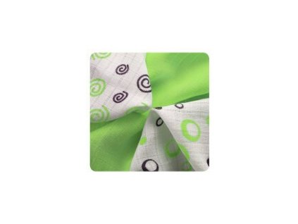 XKKO Bambusové obrúsky 30x30 B&S Lime MIX (9ks)