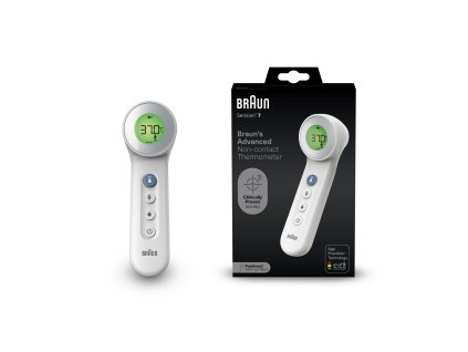 BRAUN BNT400 čelový bezdotykový teplomer s "AGE Precision" systémom, biely