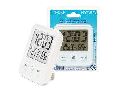 VITAMMY HYGRO Meteostanica, vlhkomer a domáci teplomer