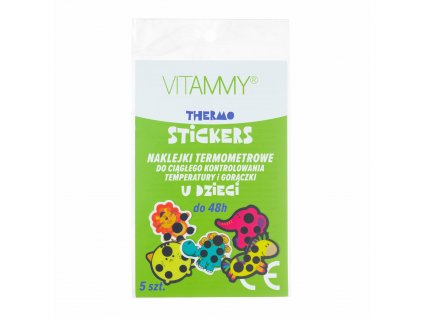 VITAMMY THERMO STICKERS Nálepky s teplomerom na nepretržité meranie teploty, 20x5ks