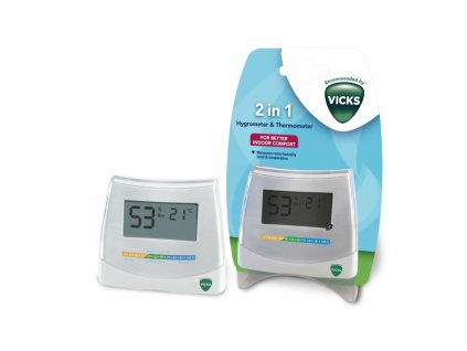 VICKS  V70, Vlhkomer a teplomer 2v1