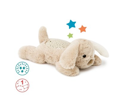 Cloud b® Dream Buddies Patch the Puppy™ Plyšová hračka/Nočné svetielko, Psík Patch, 0m+