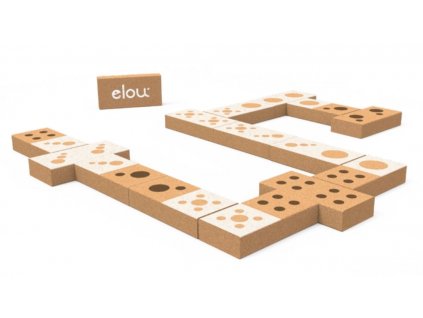 Elou Ekologické korkové kocky - Domino