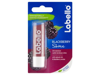 Labello Blackberry Shine Ošetrujúci balzam na pery, 4,8 g