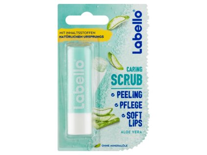Labello Aloe Vera Ošetrujúci peeling na pery, 4,8 g