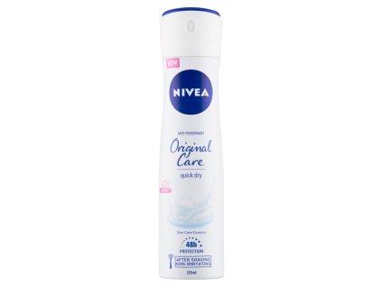 NIVEA Original Care Sprej antiperspirant, 150 ml